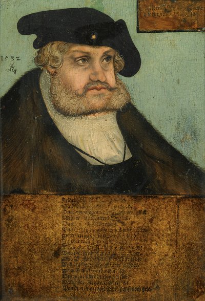 Portrait of Elector Frederick III of Saxony (Frederick the Wise) (1463-1525) by Lucas Cranach the Elder
